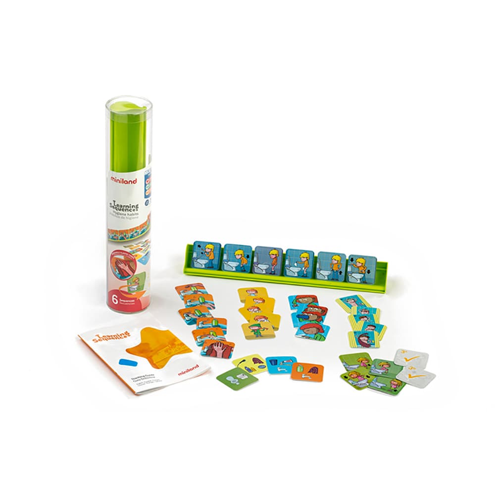 Tarjetas Learning Sequences: Hygiene Habits