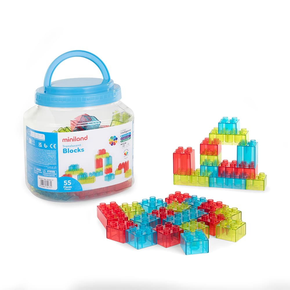 Juego de construcción Translucent Blocks