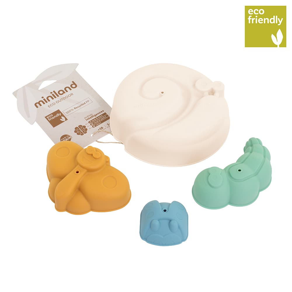 ECO Set de 4 moldes de arena Cool