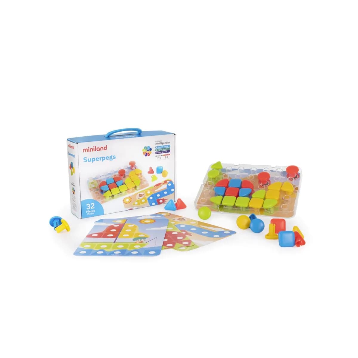 Superpegs (32 piezas) - Bright Colors