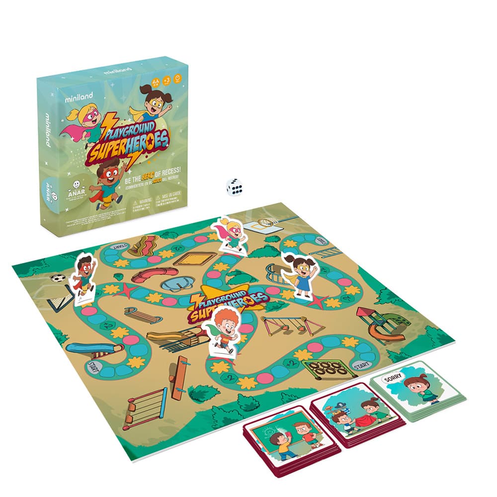 Juego de mesa: Superhéroes del patio