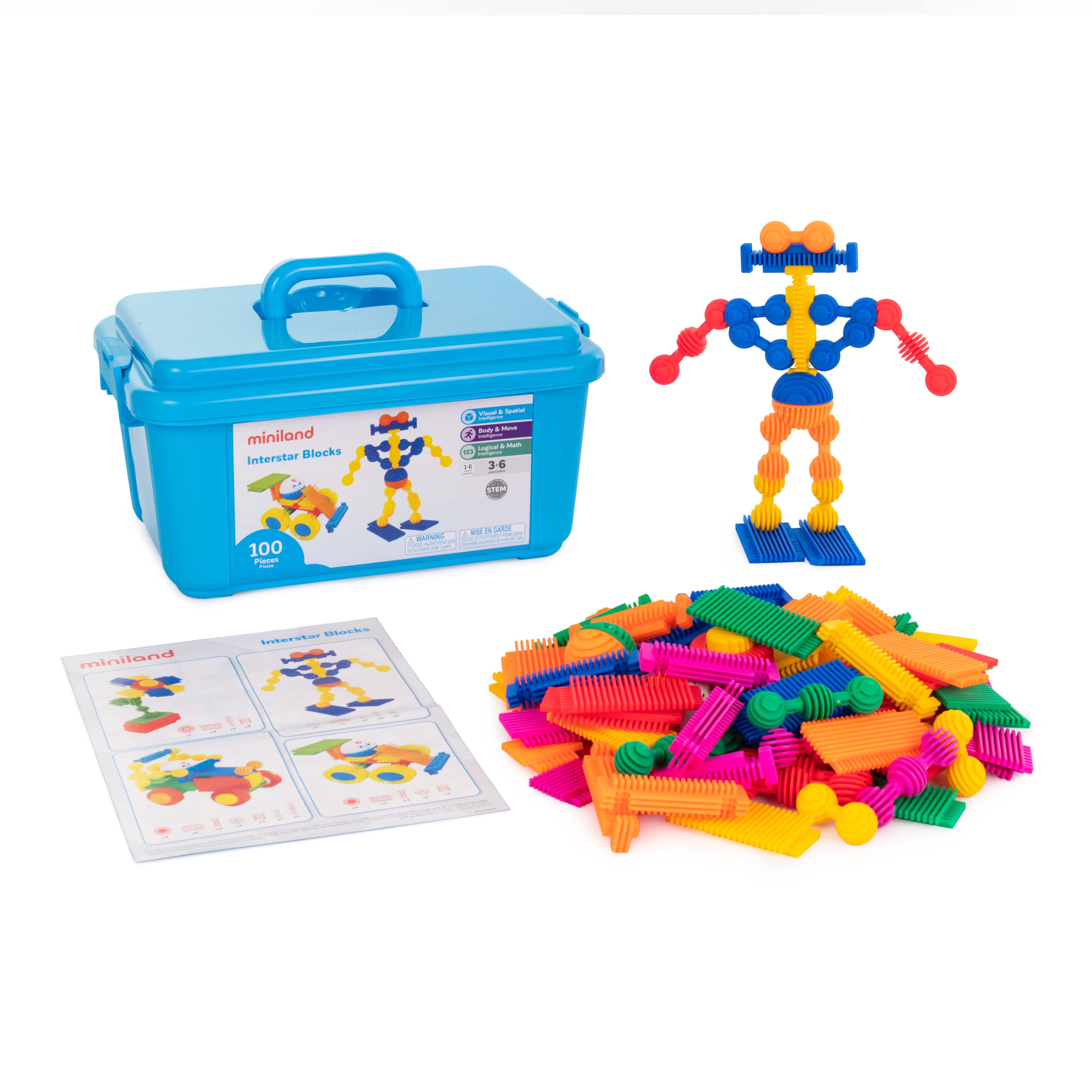 Juego construcción Interstar Blocks (100 piezas)